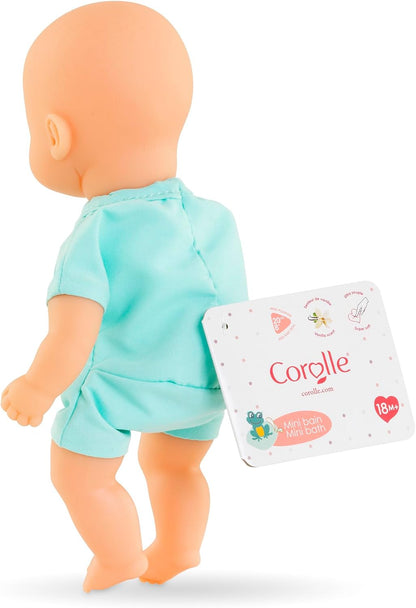 Corolle - Mijn eerste pop, mini-bad, blauw, 20 cm, vanaf 18 maanden, 9000120310