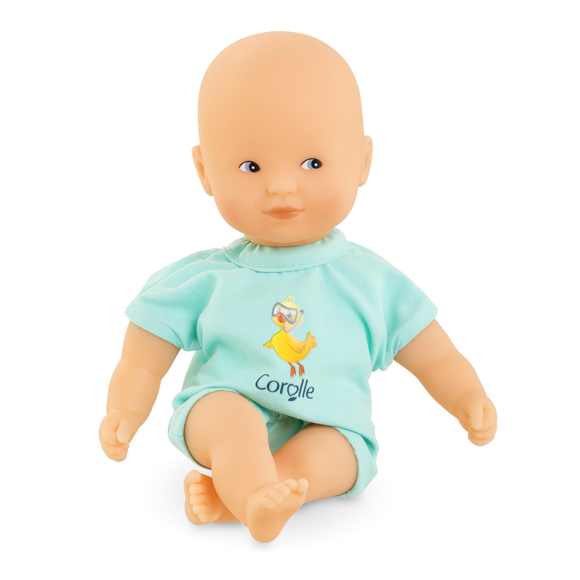 Corolle - Mijn eerste pop, mini-bad, blauw, 20 cm, vanaf 18 maanden, 9000120310