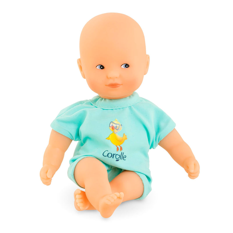 Corolle - Mijn eerste pop, mini-bad, blauw, 20 cm, vanaf 18 maanden, 9000120310
