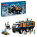 LEGO City Laboratoriumtruck op de Noordpool Truck Speelgoed voor Kinderen - met Besturing en Ophanging - Incl. Sneeuwscooter, 5 Minifiguren en 3 Wolf Dieren Figuren, Cadeau voor Jongens - 60471