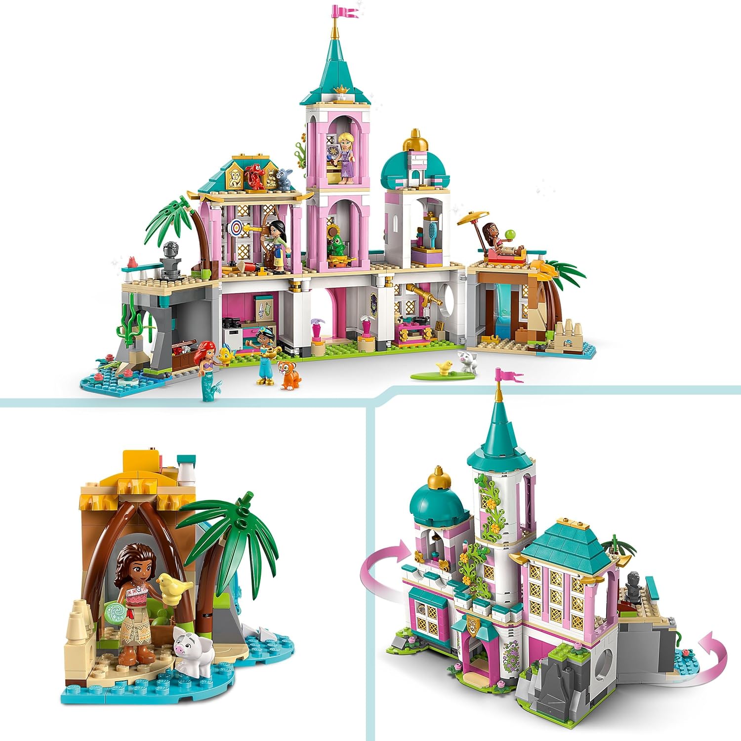 Lego: 43267 - Disney Princess - Castello Della Principessa E Animali Reali