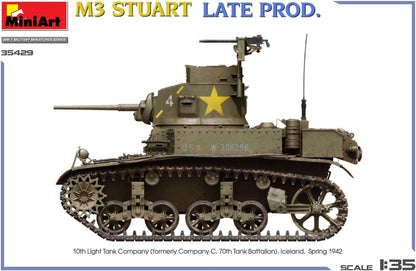 Miniart 1:35 - M3 Stuart Late Prod (Int Kit