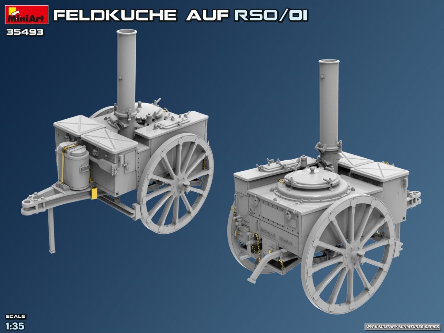 Miniart 1:35 - Feldkuche Auf RSO/01