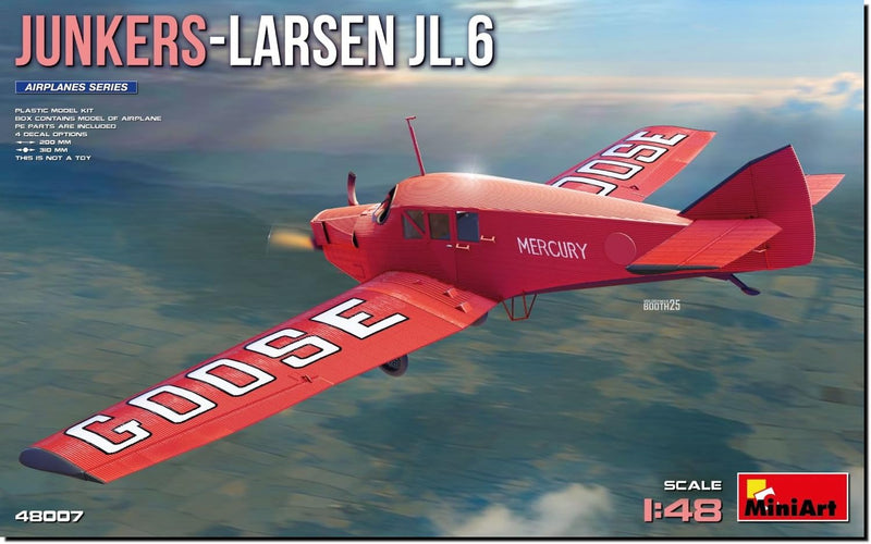 Miniart 1:48 - Junkers-Larsen JL.6
