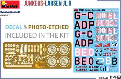 Miniart 1:48 - Junkers-Larsen JL.6