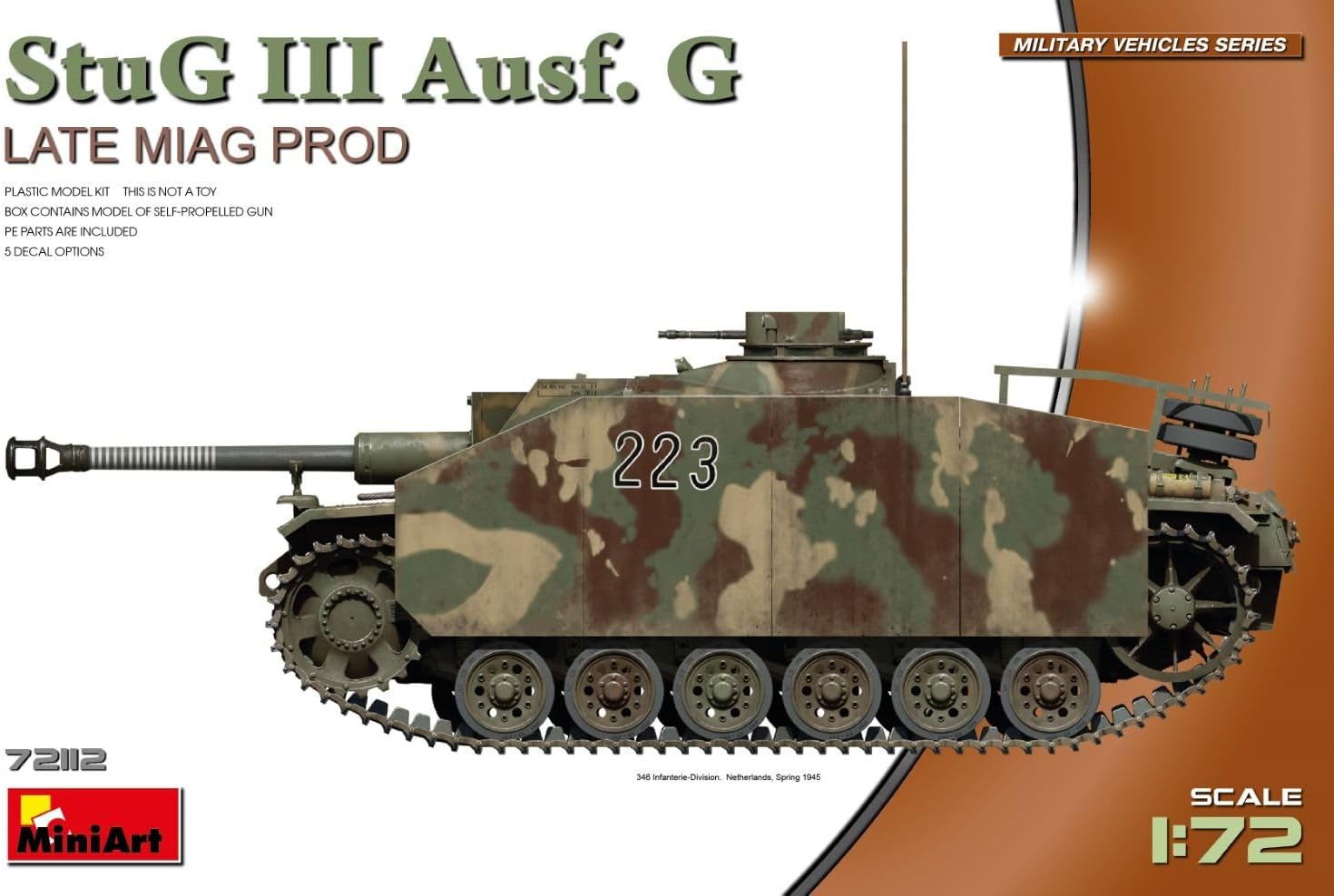 Miniart 1:72 - StuH 42 Ausf. G Late Miag Prod