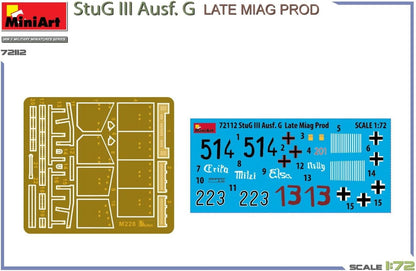 Miniart 1:72 - StuH 42 Ausf. G Late Miag Prod