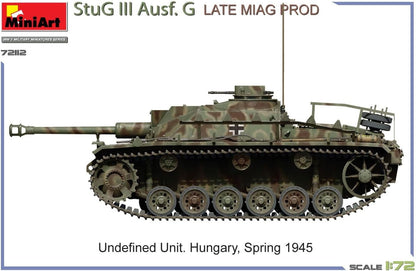Miniart 1:72 - StuH 42 Ausf. G Late Miag Prod