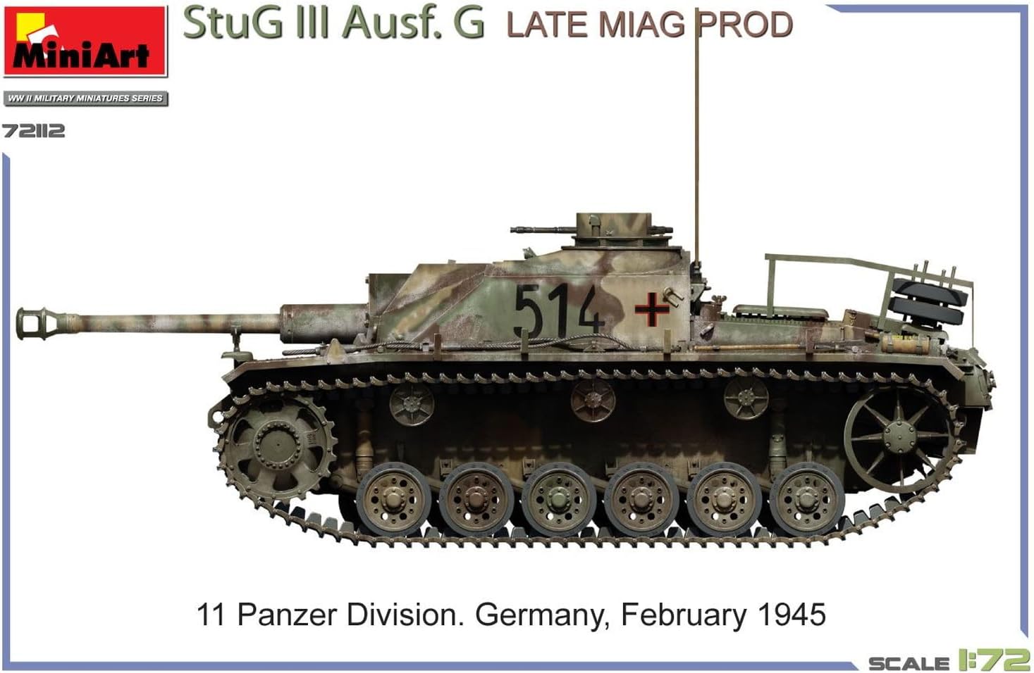 Miniart 1:72 - StuH 42 Ausf. G Late Miag Prod