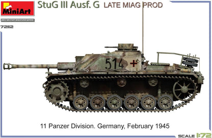 Miniart 1:72 - StuH 42 Ausf. G Late Miag Prod