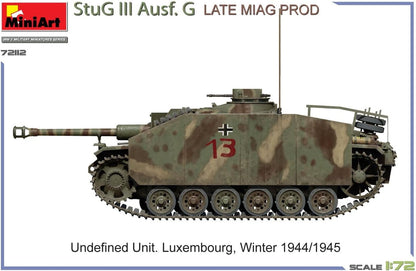 Miniart 1:72 - StuH 42 Ausf. G Late Miag Prod