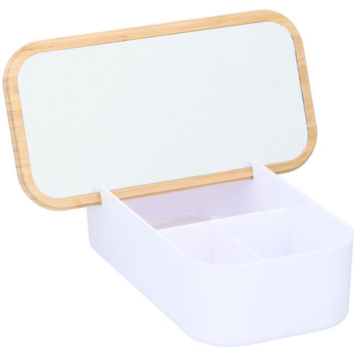 Make-up Opberger met Spiegel 25cm