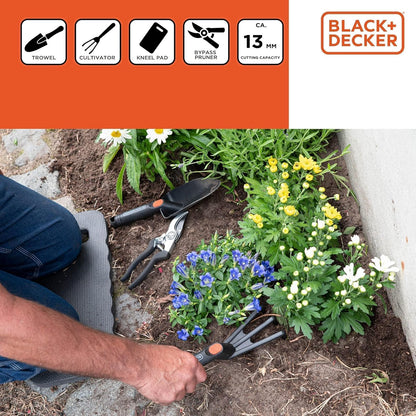 Black+Decker Tuingereedschap 4dlg.