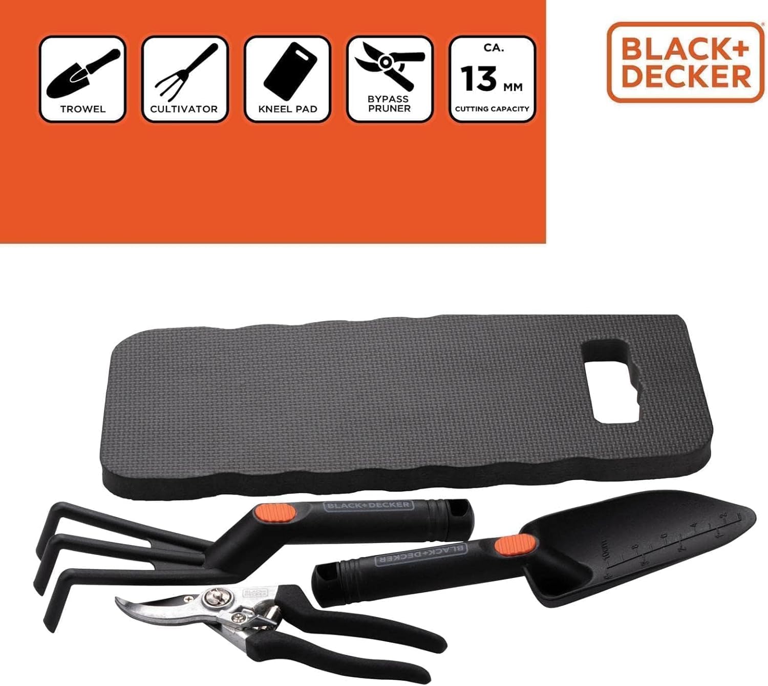 Black+Decker Tuingereedschap 4dlg.
