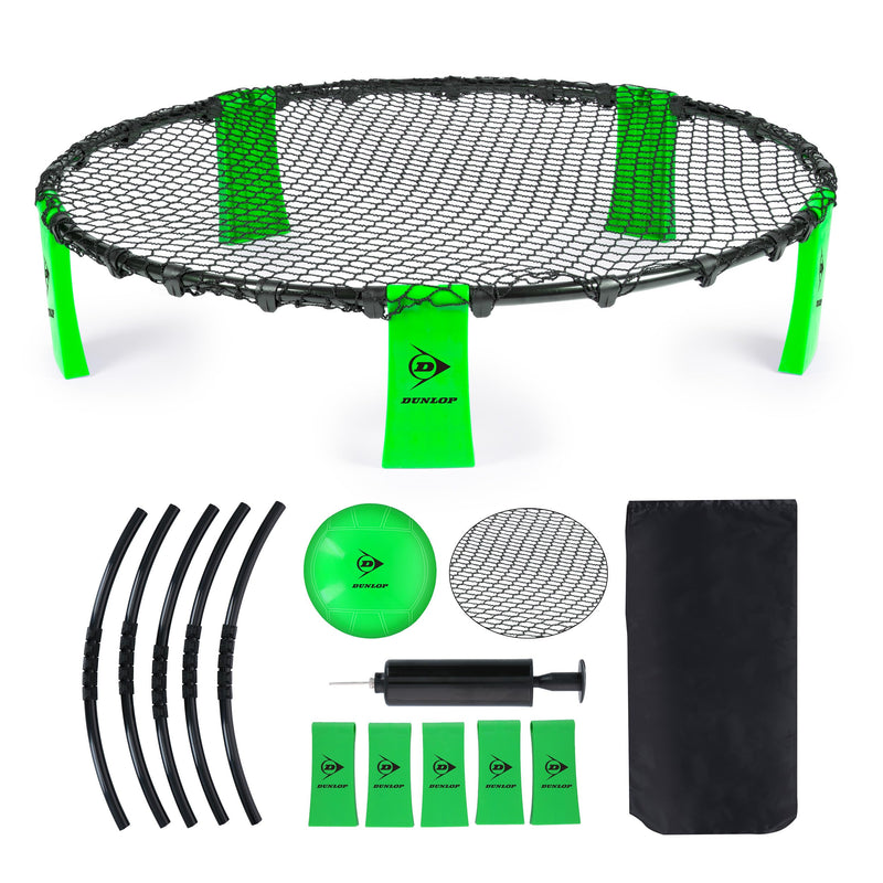 Dunlop Spyderball - Palla, pompa e borsa da viaggio incluse - Massimo 4 giocatori. 4 giocatori - Adatto per Spikeball