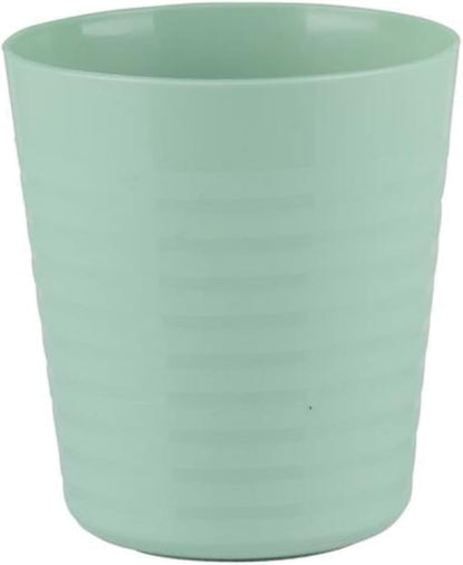 alpina Plastic Drinking Cups 230ml Small Drinking Tumblers Reusable Stackable Glasses for Kids Picnic Parties Outdoor BBQ Travel Kitchen, Assorted Pastel Colours