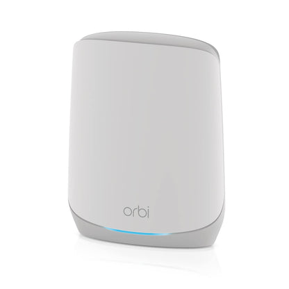 NETGEAR Orbi RBS760 WiFi 6 Mesh Add on Satellite, Adds up to 2,000sq ft, 11AX Tri-Band Mesh. Speeds up to 5.4Gbps, White
