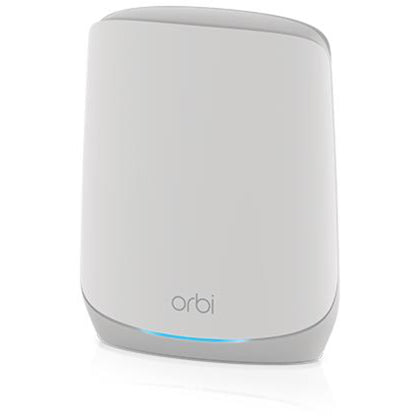 NETGEAR Orbi RBS760 WiFi 6 Mesh Add on Satellite, Adds up to 2,000sq ft, 11AX Tri-Band Mesh. Speeds up to 5.4Gbps, White