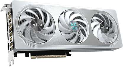 Gigabyte GeForce RTX 5060 AERO OC 8G Graphics Card - 8GB GDDR7, 128bit, PCI-E 5.0, 2595 MHz Core Clock, 3 x DisplayPort, 1 x HDMI, GV-N5060AERO OC-8GD