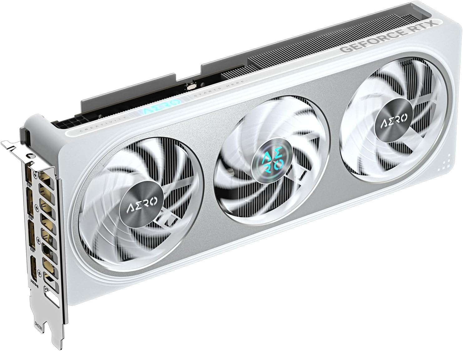 Gigabyte GeForce RTX 5060 AERO OC 8G Graphics Card - 8GB GDDR7, 128bit, PCI-E 5.0, 2595 MHz Core Clock, 3 x DisplayPort, 1 x HDMI, GV-N5060AERO OC-8GD
