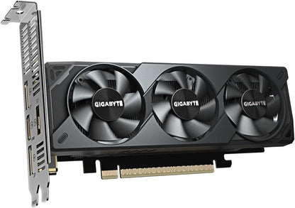 Gigabyte GeForce RTX 5060 OC Low Profile 8G Graphics Card - 8GB GDDR7, 128bit, PCI-E 5.0, 2512 MHz Core Clock, 3 x DisplayPort, 1 x HDMI, GV-N5060OC-8GL