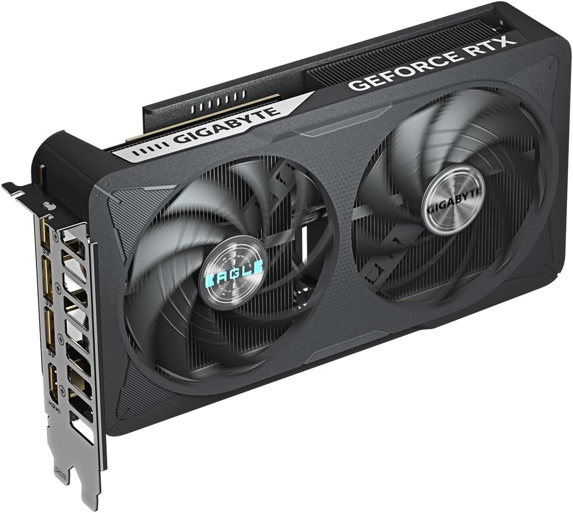 Gigabyte GeForce RTX 5060 EAGLE OC 8G Graphics Card - 8GB GDDR7, 128bit, PCI-E 5.0, 2550 MHz Core Clock, 3 x DisplayPort, 1 x HDMI, GV-N5060EAGLE OC-8GD