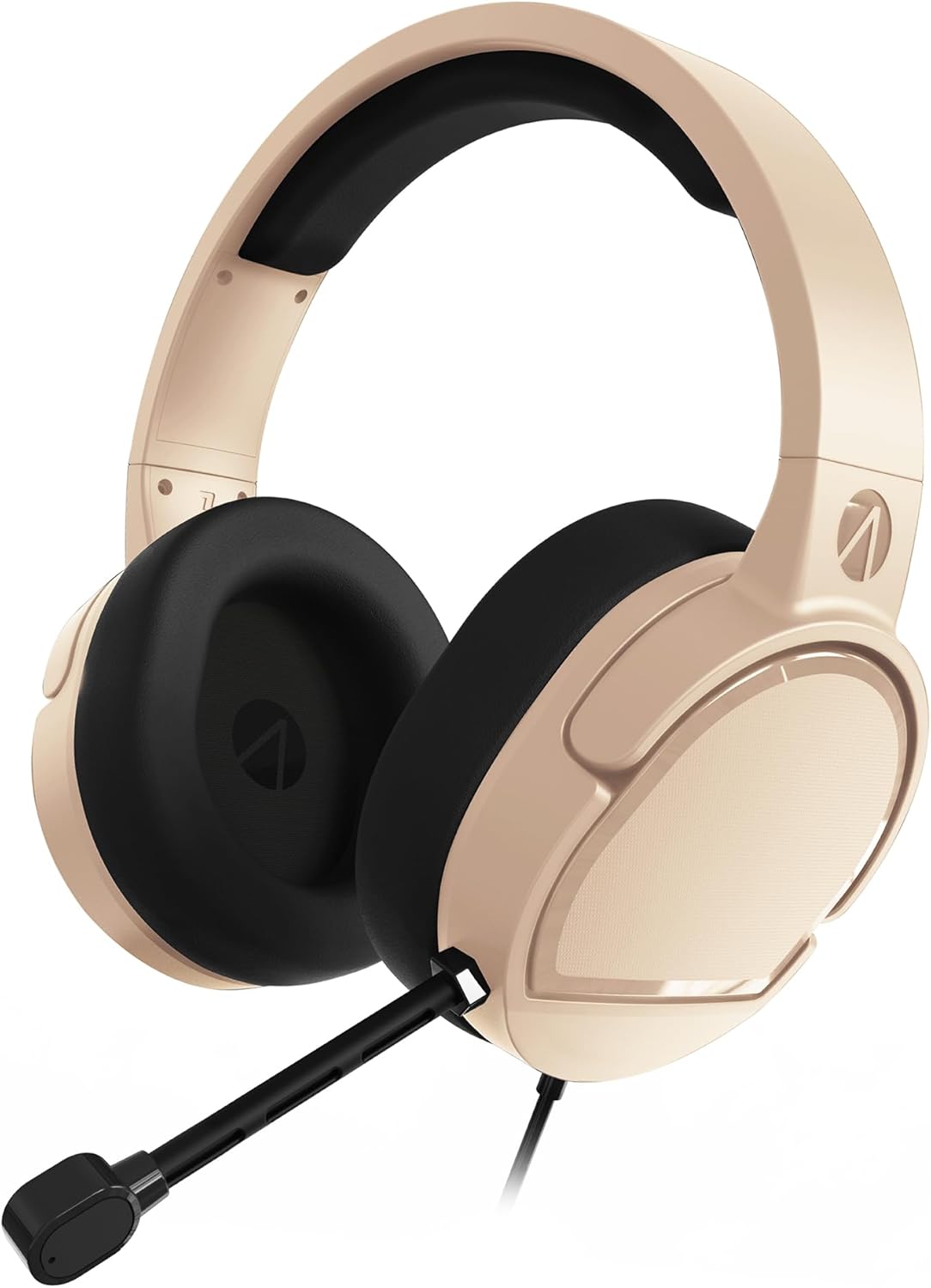 STEALTH PANTHER Sand - Over Ear Gaming Headset PS4/PS5, XBOX, Switch, PC with Flexible Mic, 3.5mm Jack, 1.5m Cable, Lightweight, Comfortable and Durable