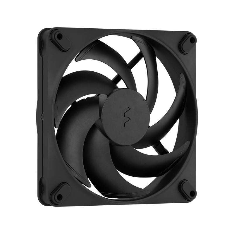 Fractal Design Momentum 14 - Silent PC Case Fan - 140 mm - Liquid Crystal Polymer LCP blades - FDB Fluid Dynamic Bearing - PWM control - Cooling Performance - Powerful Airflow - Quiet Operation -Black