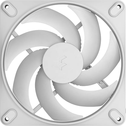 Fractal Design Momentum 14 - Silent PC Case Fan - 140 mm - Liquid Crystal Polymer LCP blades - FDB Fluid Dynamic Bearing - PWM control - Cooling Performance - Powerful Airflow - Quiet Operation -White