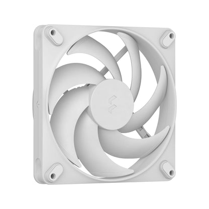 Fractal Design Momentum 14 - Silent PC Case Fan - 140 mm - Liquid Crystal Polymer LCP blades - FDB Fluid Dynamic Bearing - PWM control - Cooling Performance - Powerful Airflow - Quiet Operation -White
