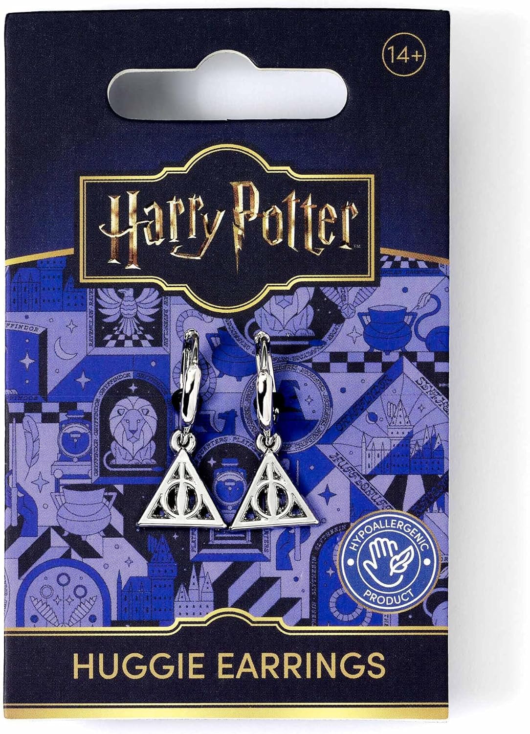 Harry Potter Deathly Hallows Huggy Earrings