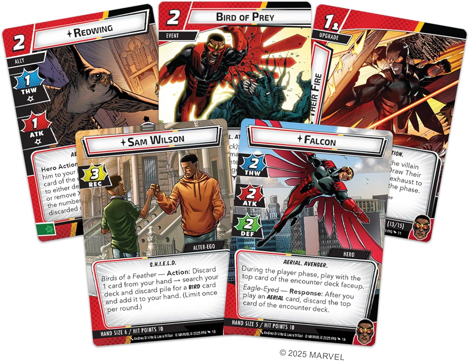 Asmodee | Marvel Champions The Card Game - Falcon Hero Pack | Card Game | Ages 14+ | 1-4 Players | 45-90 Minutes Playing Time