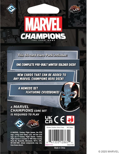 Asmodee | Marvel Champions The Card Game - Winter Soldier Hero Pack | Card Game | Ages 14+ | 1-4 Players | 45-90 Minutes Playing Time