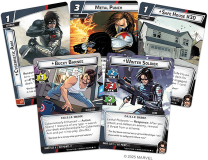 Asmodee | Marvel Champions The Card Game - Winter Soldier Hero Pack | Card Game | Ages 14+ | 1-4 Players | 45-90 Minutes Playing Time