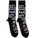 Rock Off officially licensed products The Beatles With The Beatles Silhouettes Repeat Ankle Socks One Size