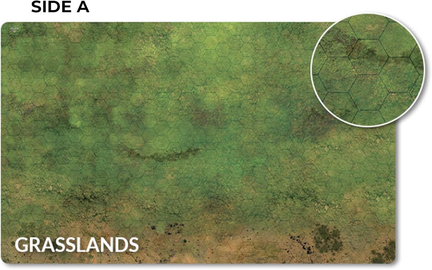 Gale Force Nine - Hex Tech - Gaming Mat Grasslands/Arid/Urban 36'x22' Double Sided