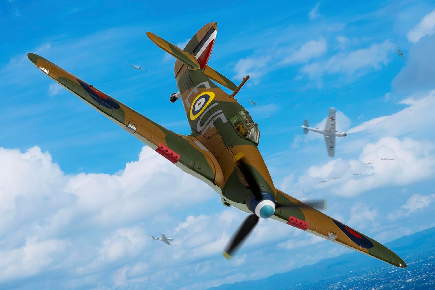 Corgi AA27609 Hawker Hurricane Mk.I - P/O 'Billy' Fiske - Battle of Britain 85 Die-cast Model for Adults