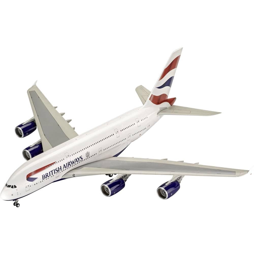 Revell Other License A380, British Airways Maqueta Avión, 14+ Años, Multicolor, 50,4 cm de Largo (03922