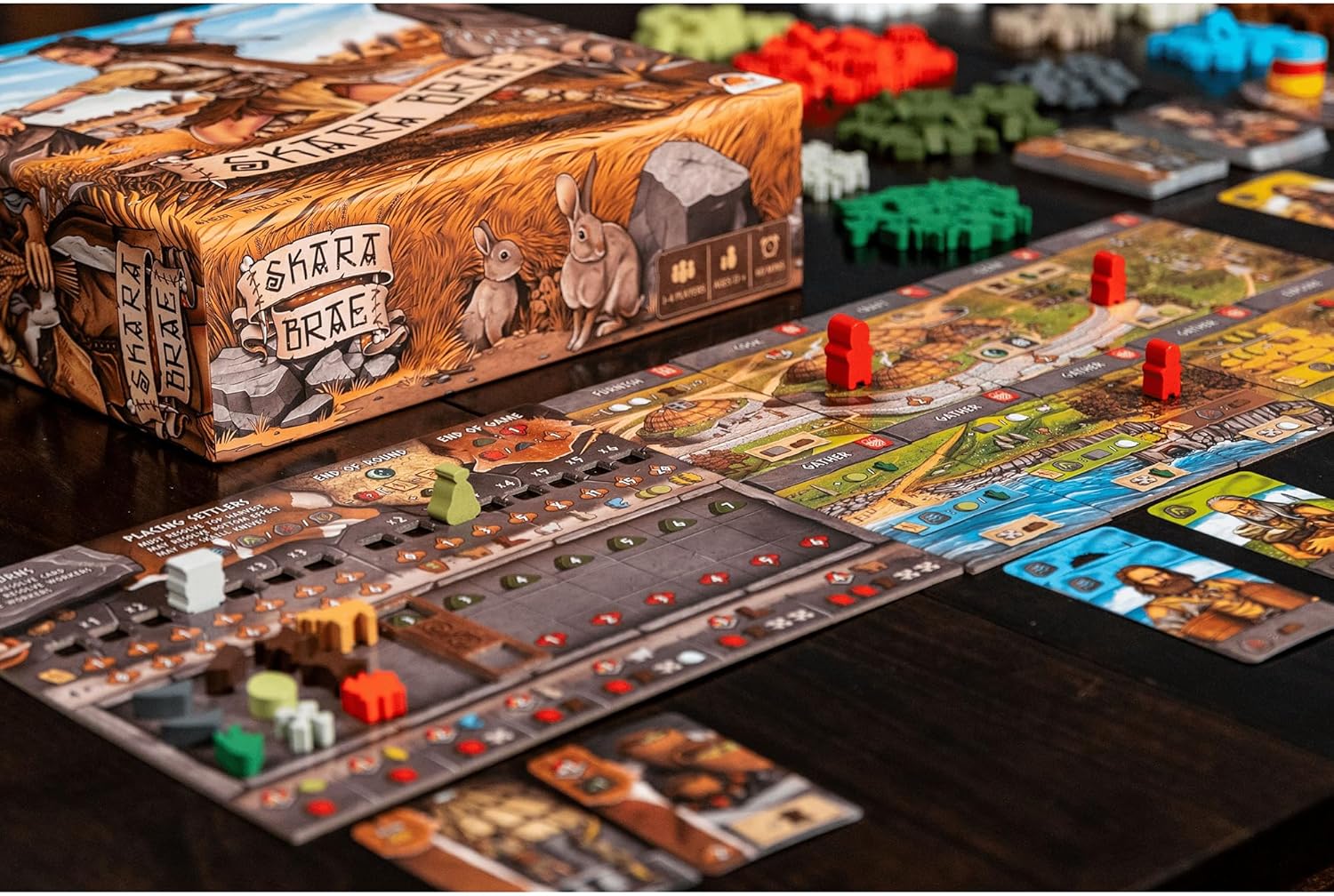 Renegade Game Studio | Skara Brae | Board Game | Ages 14+ | 1-4 Players | 60+ Minutes Playing Time