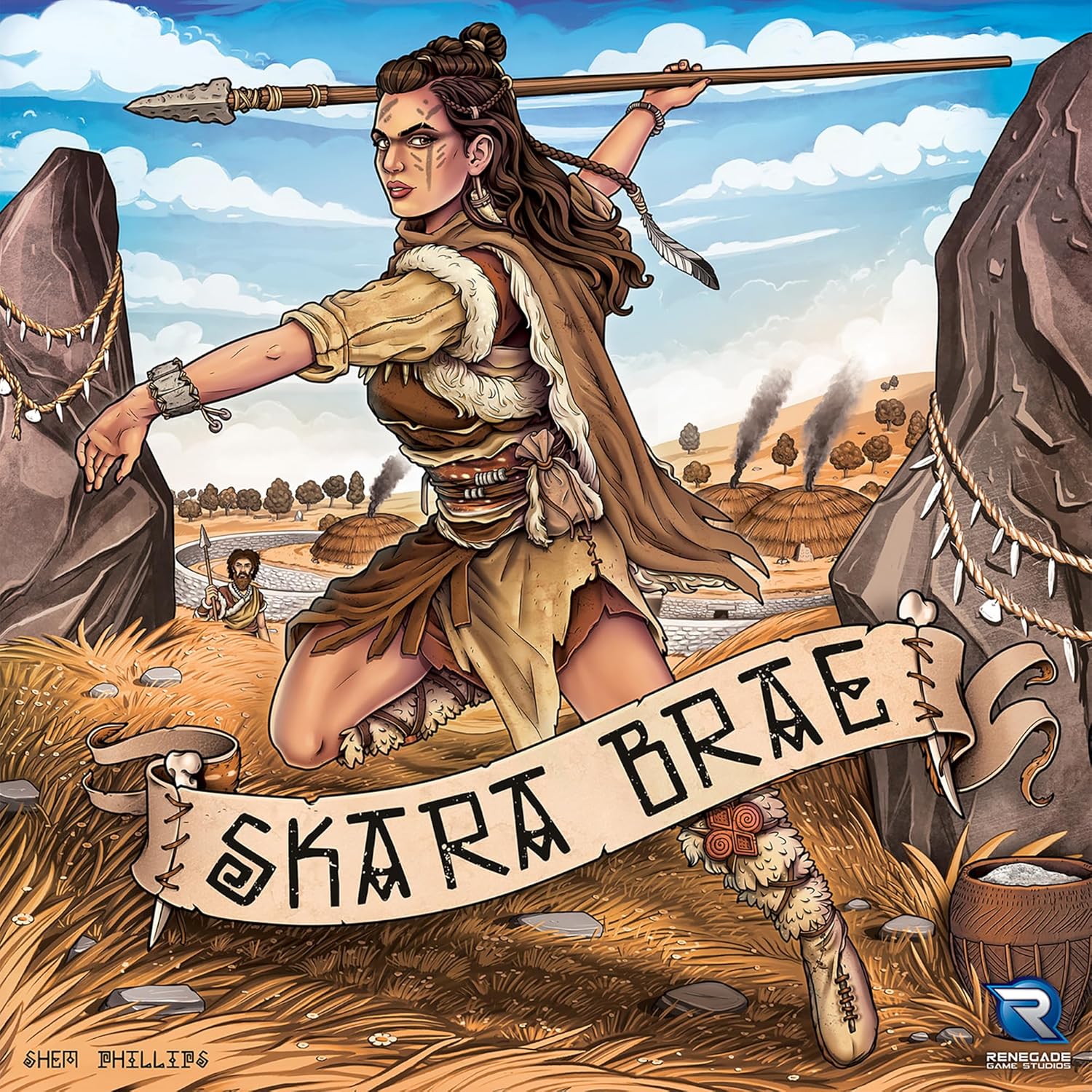 Renegade Game Studio | Skara Brae | Board Game | Ages 14+ | 1-4 Players | 60+ Minutes Playing Time