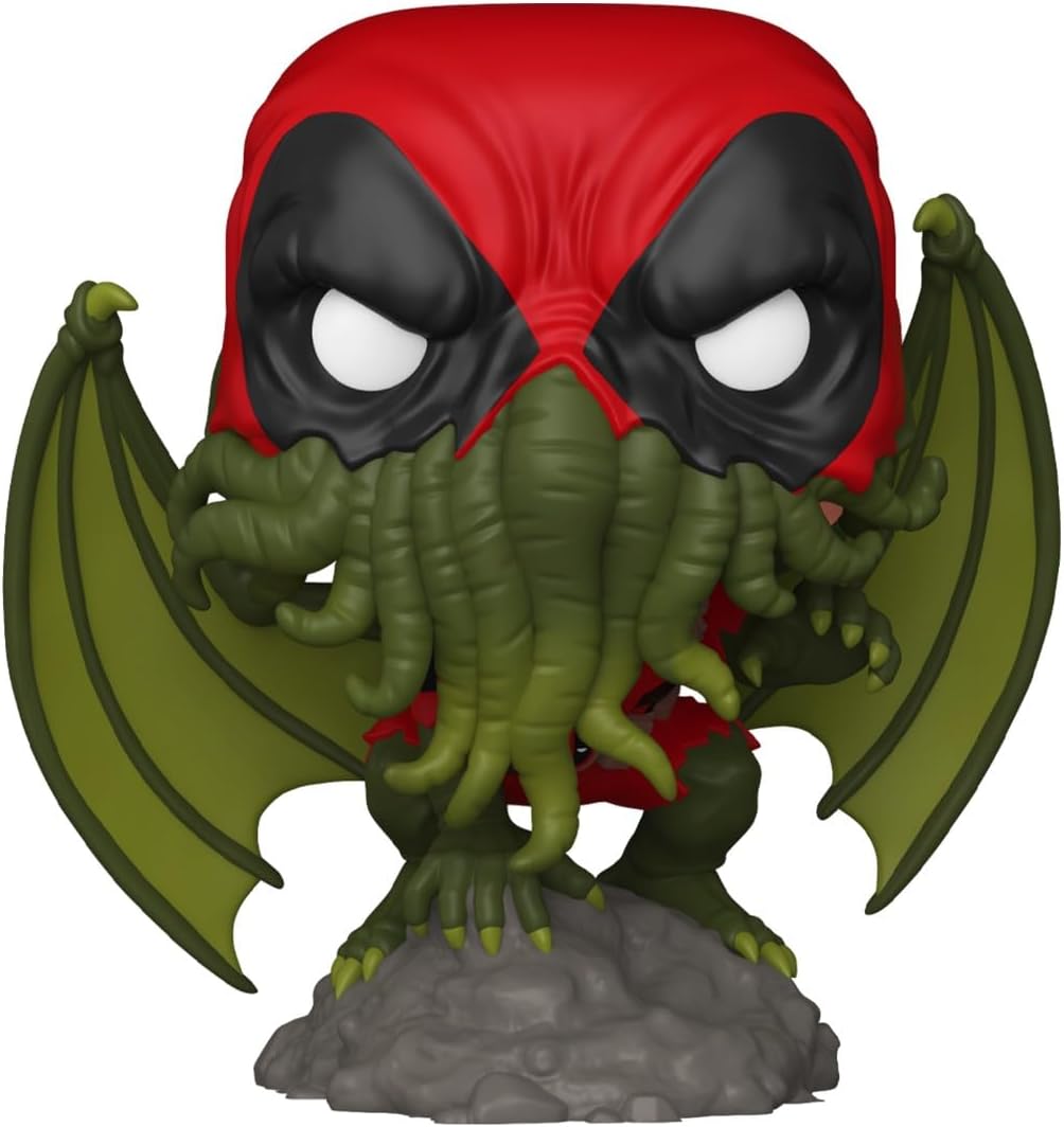 Funko Pop! Plus: Deadpool Literary Classics – Deadpool Cthulhu - Figurine en Vinyle à Collectionner - Idée de Cadeau - Produits Officiels