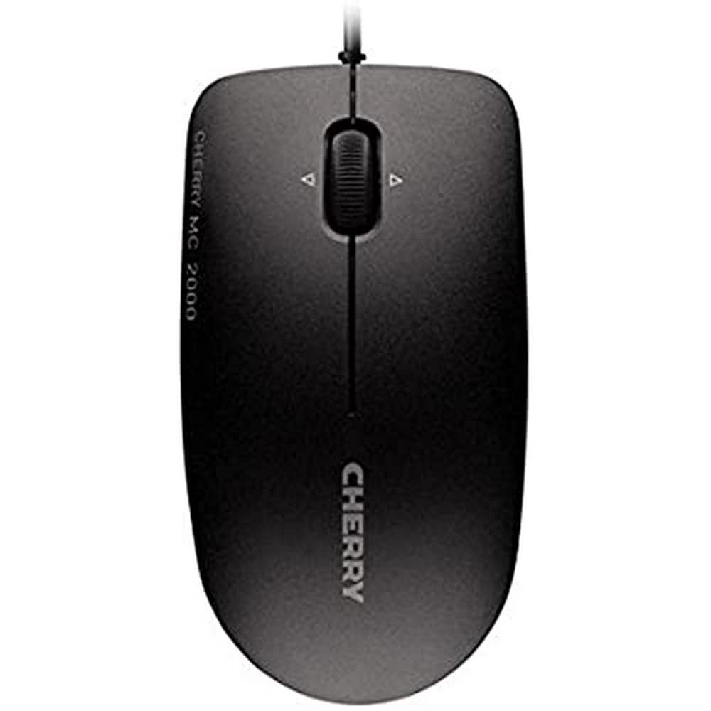 Cherry MC 2000 USB Wired Infra-red Mouse With Tilt Wheel Technology Black JM-0600-2