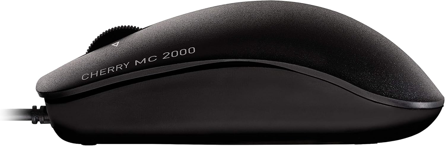 Cherry MC 2000 USB Wired Infra-red Mouse With Tilt Wheel Technology Black JM-0600-2