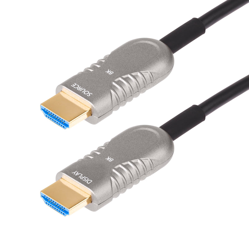 StarTech.com 30ft (9.1m) HDMI 2.1 Hybrid Active Optical Cable (AOC), CMP Plenum, 8K 60Hz, Ultra High Speed HDMI 2.1/2.0 Cable