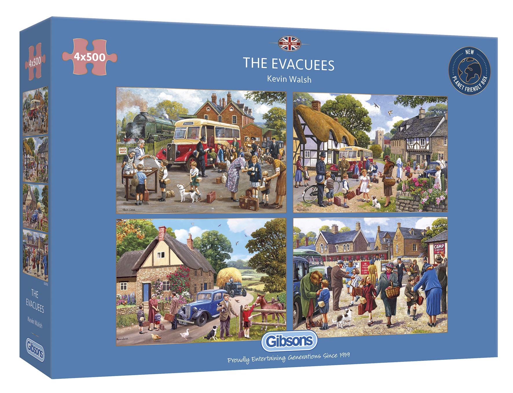 Gibsons The Evacuees, Multicolor, 500 (G5056