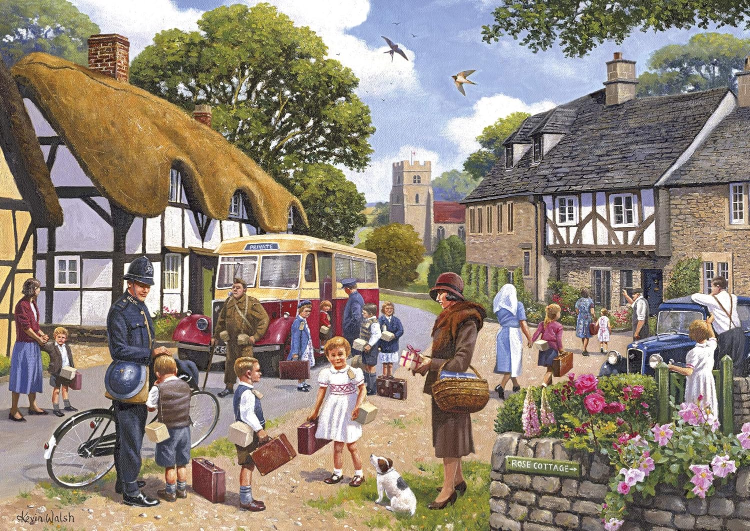 Gibsons The Evacuees, Multicolor, 500 (G5056