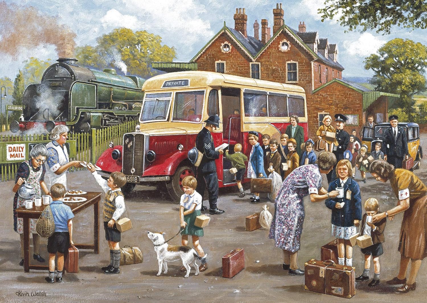 Gibsons The Evacuees, Multicolor, 500 (G5056