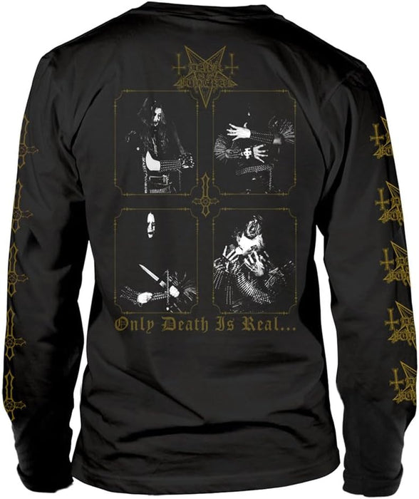 Dark Funeral Only Death is Real Long Sleeve T Shirt XXL Black