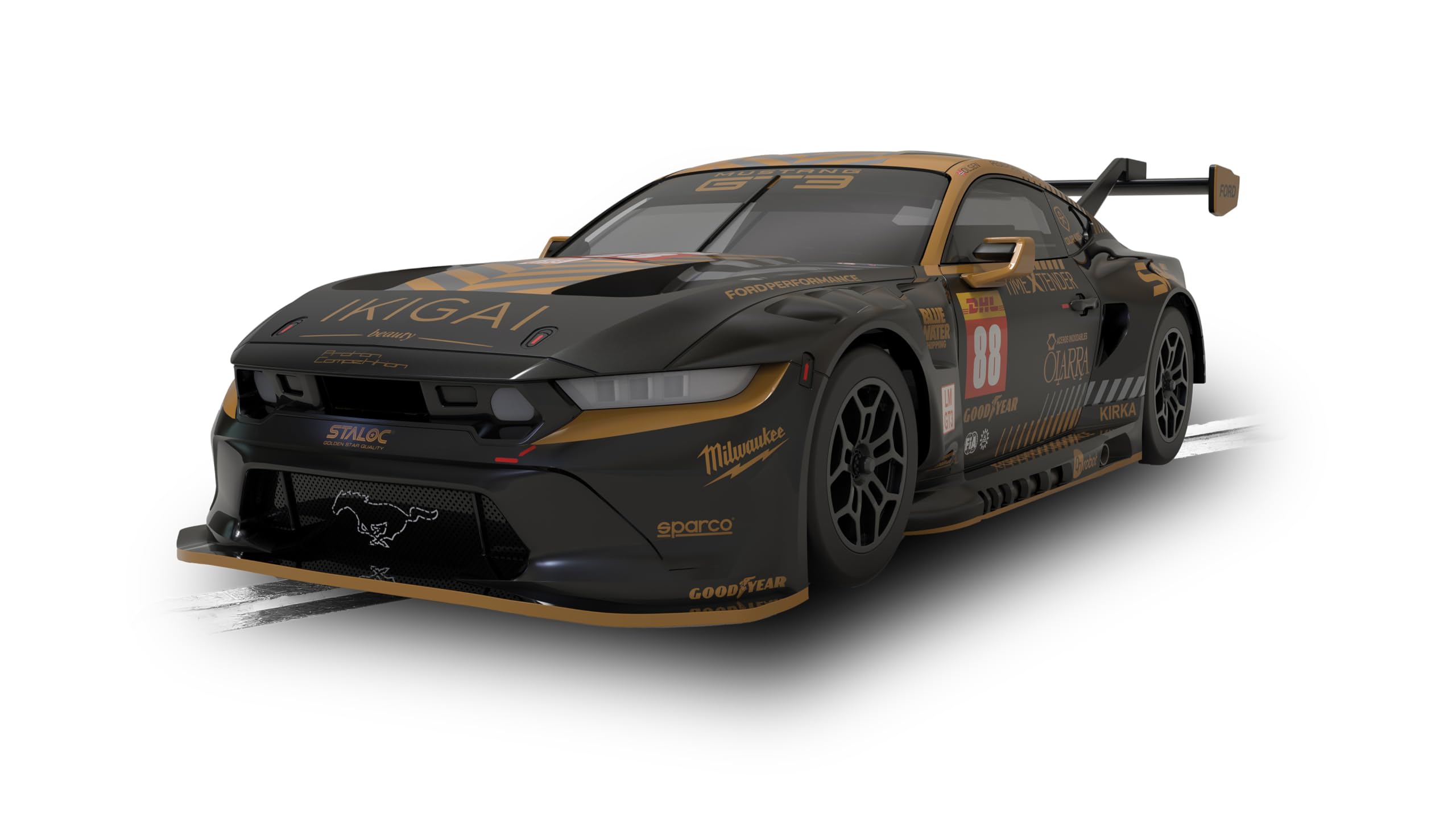 Scalextric C4519 Ford Mustang GT3 - Proton Competition - Qatar 2024 Slot Car