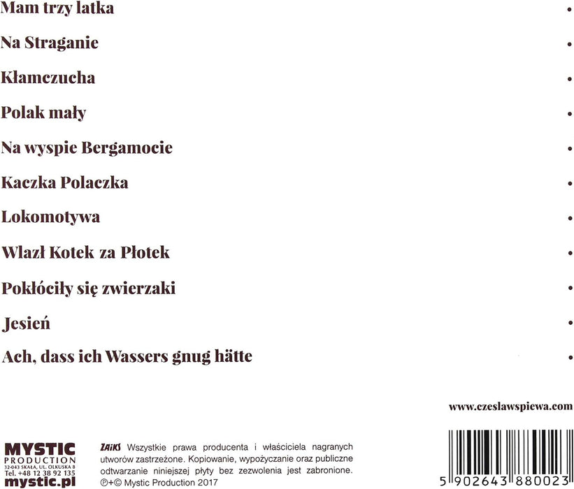 Czeslaw Spiewa & Arte dei Suonatori